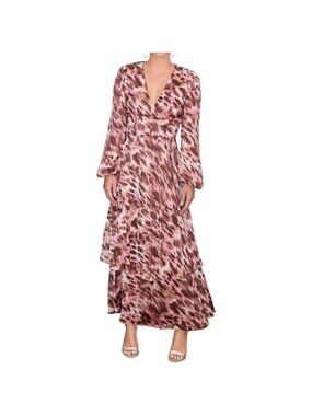 rachel roy metallic wrap dress Rachel Rachel Roy Cold-Shoulder Lace & Metallic Dress
